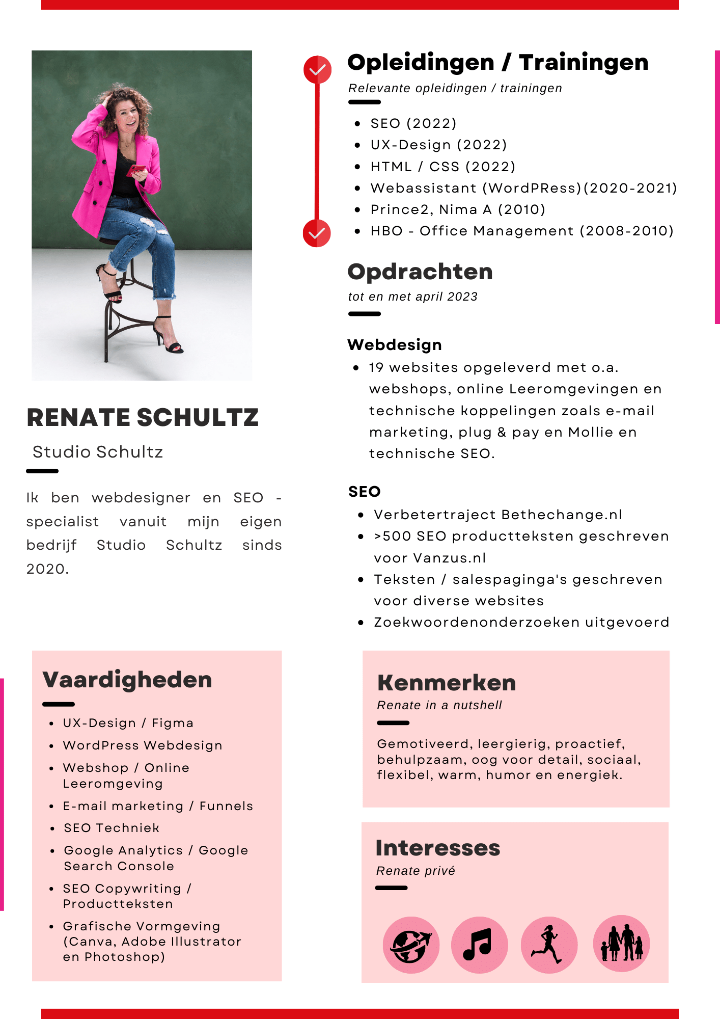 CV beknopt - Renate Schultz