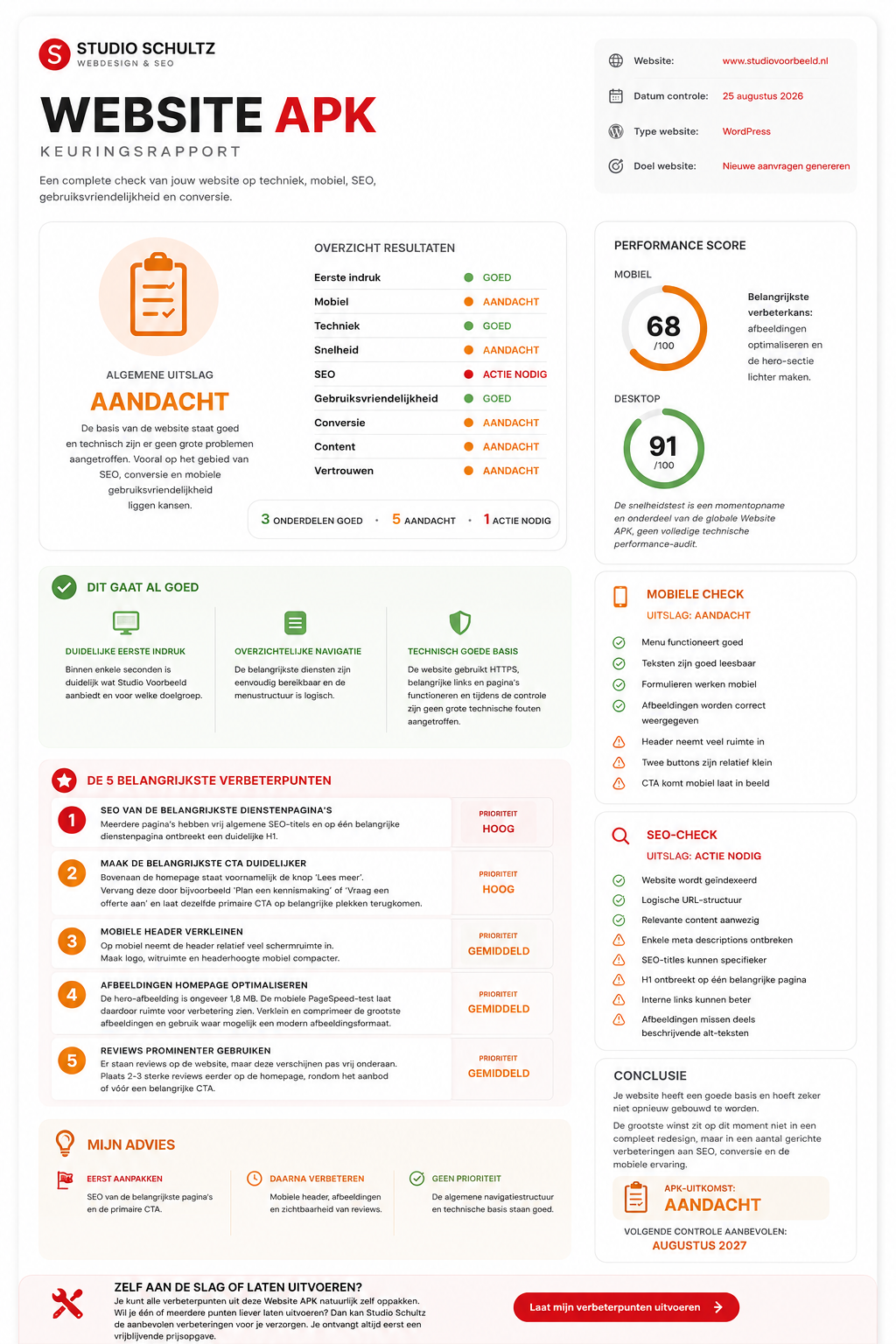 Website APK voorbeeld